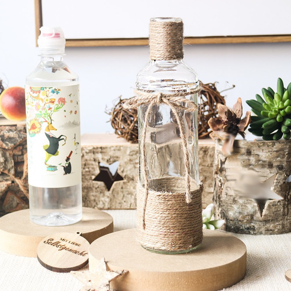 Glass Vase with Rope Detail MT-013