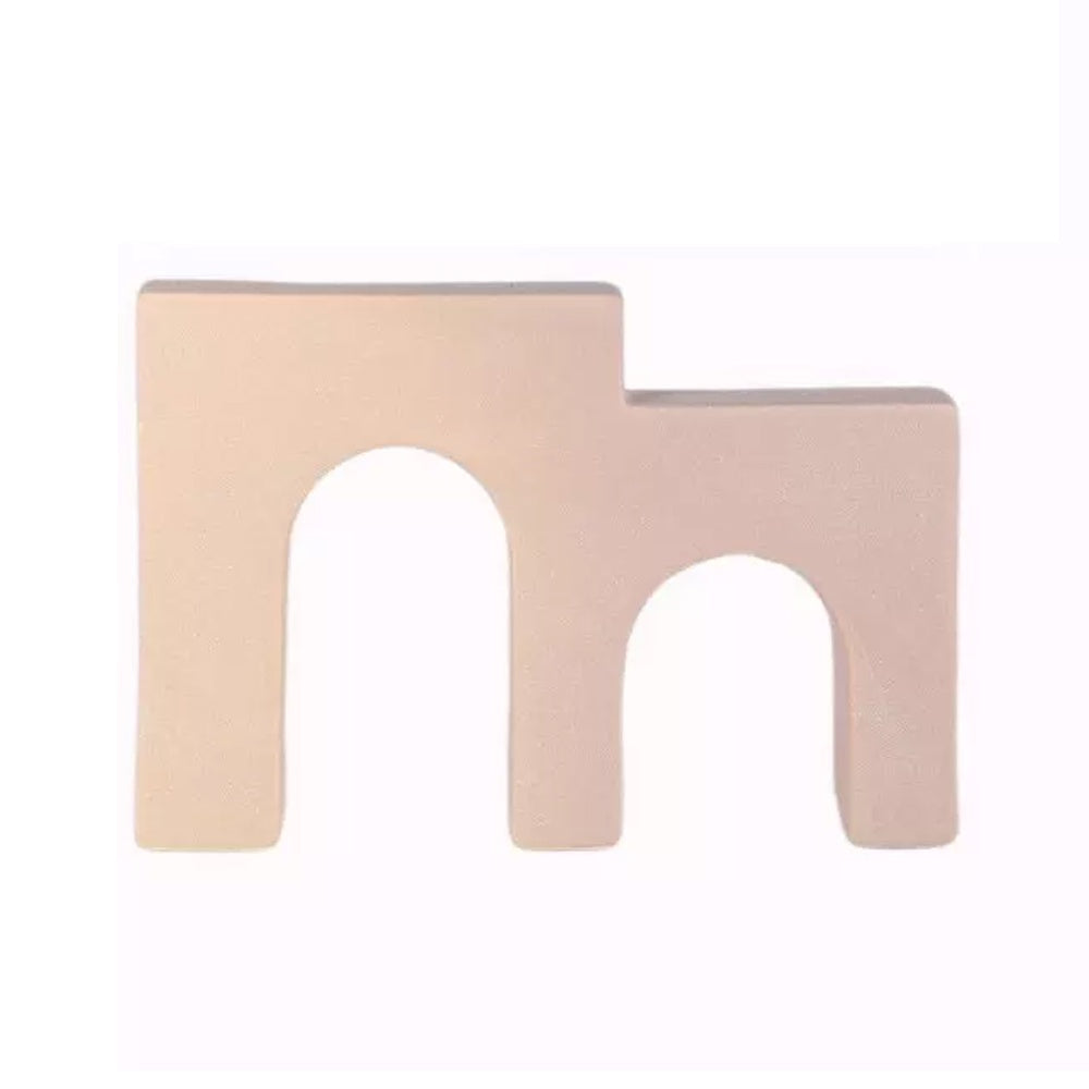Beige Ceramic Arch Décor NH10