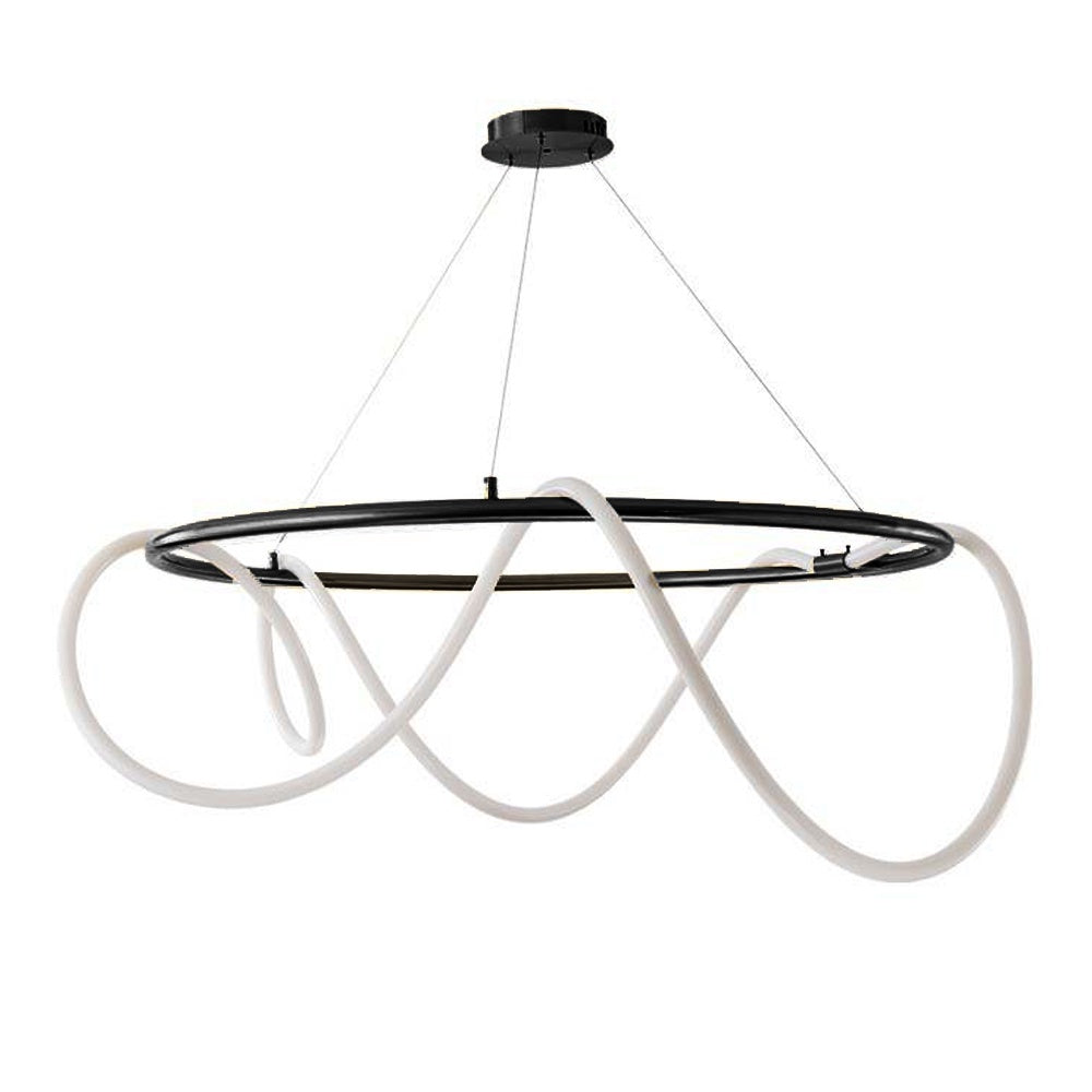 Warrick Round Chandelier - Black OGS-LD437A-1100-B