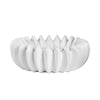 White Ceramic Decorative Bowl OMS04017183W