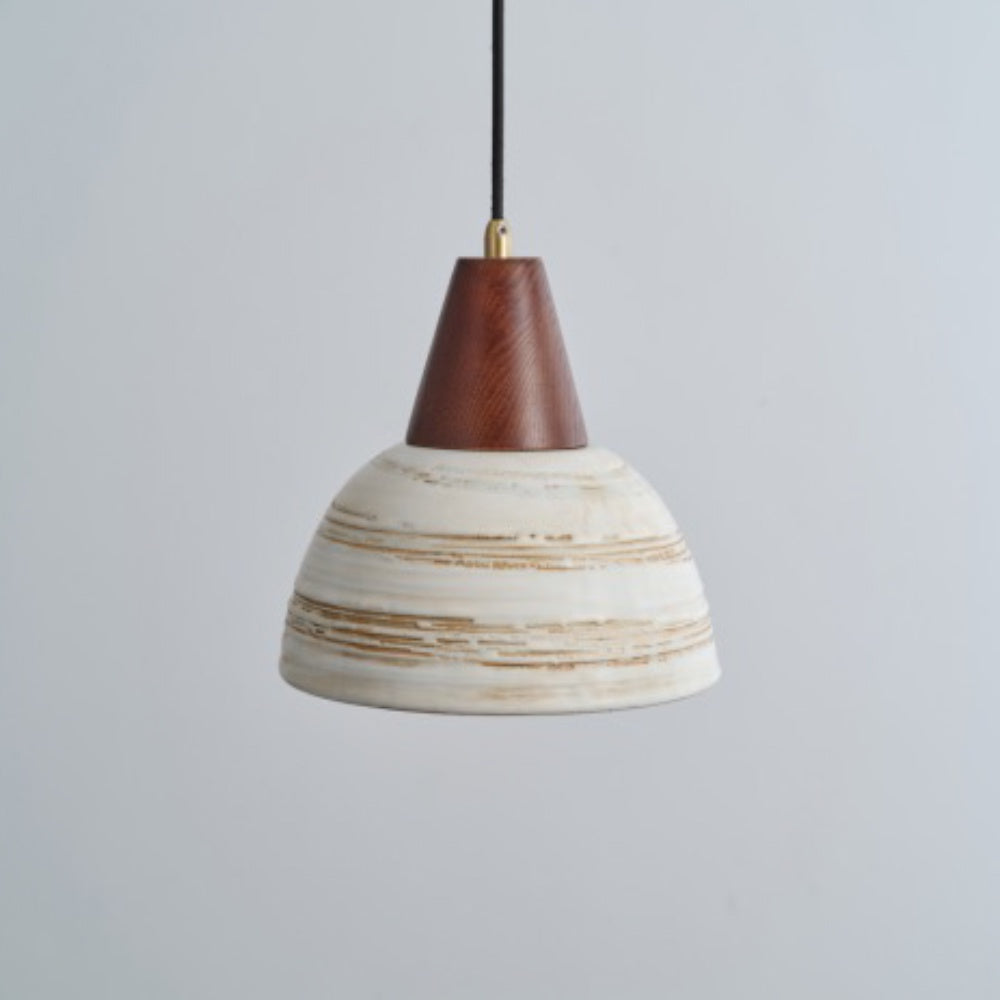 Christopher Pendant Light - Dark Wood P1722/A