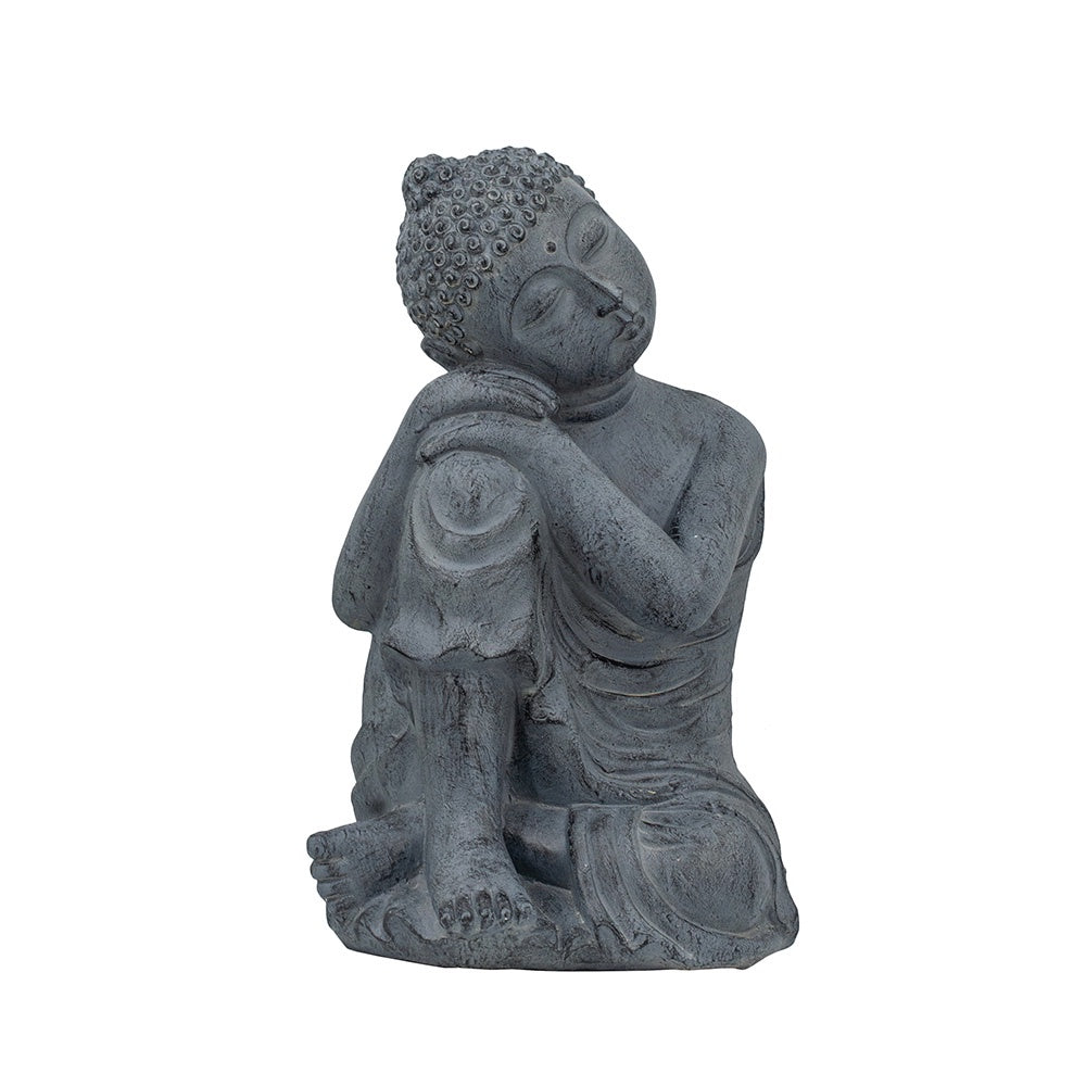 Grey Metal Buddha Statue SA60009-DS