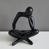 Black Resin Figurative Sculpture SHBA2133002