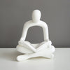 White Resin Figurative Sculpture SHBA2133003