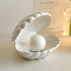 Seashell Battery Powered Mini Lamp - Ivory SHBJ1623002