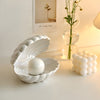 Seashell Battery Powered Mini Lamp - Ivory SHBJ1623002