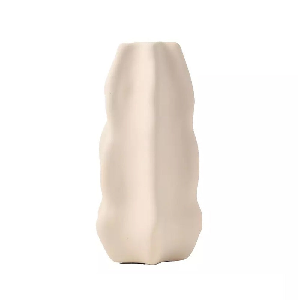 Pale Beige Ceramic Vase TK168