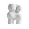 White Abstract Ceramic Vase TP347