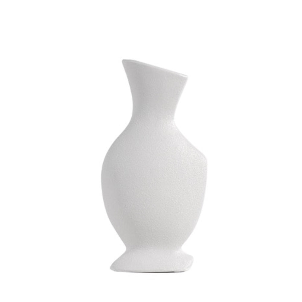 White Ceramic Vase TS101