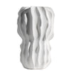 White Textured Ceramic Vase TS141W