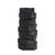 Black Textured Ceramic Block Vase - Tall TS215-B