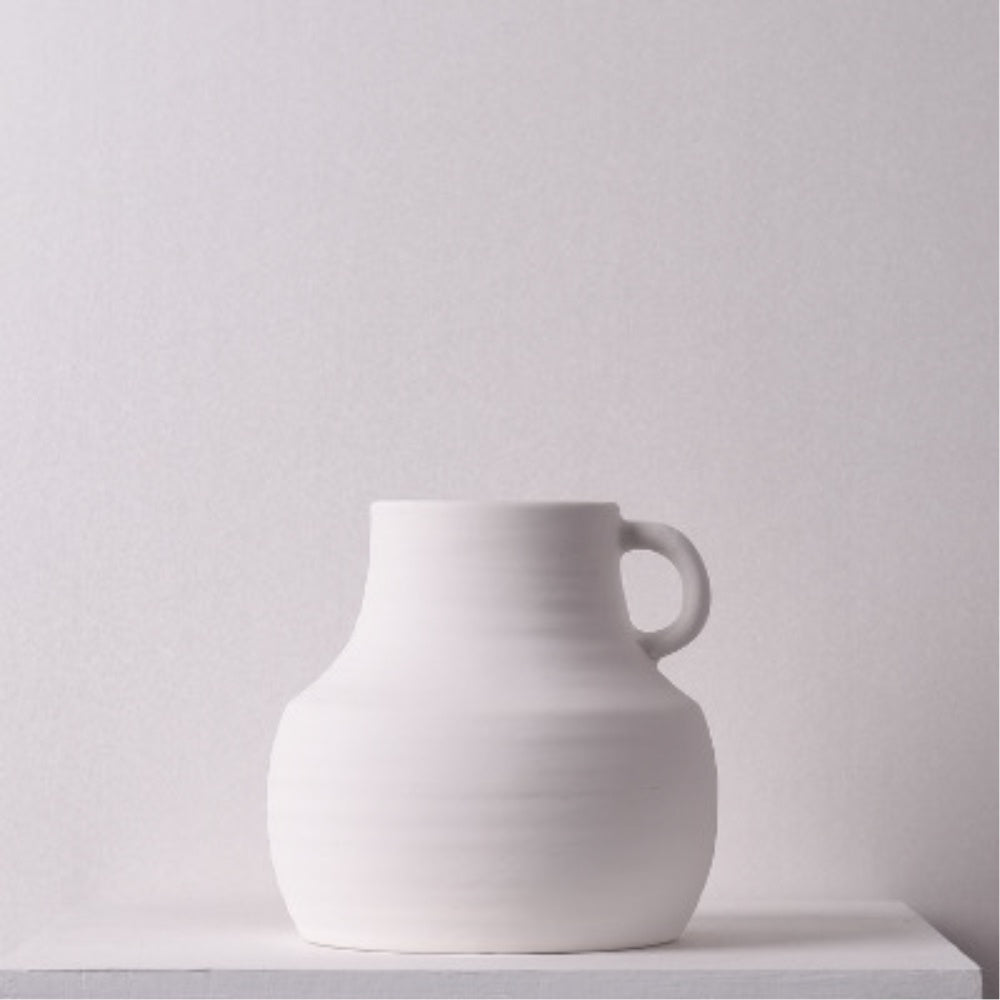 White Ceramic Bud Vase TS379