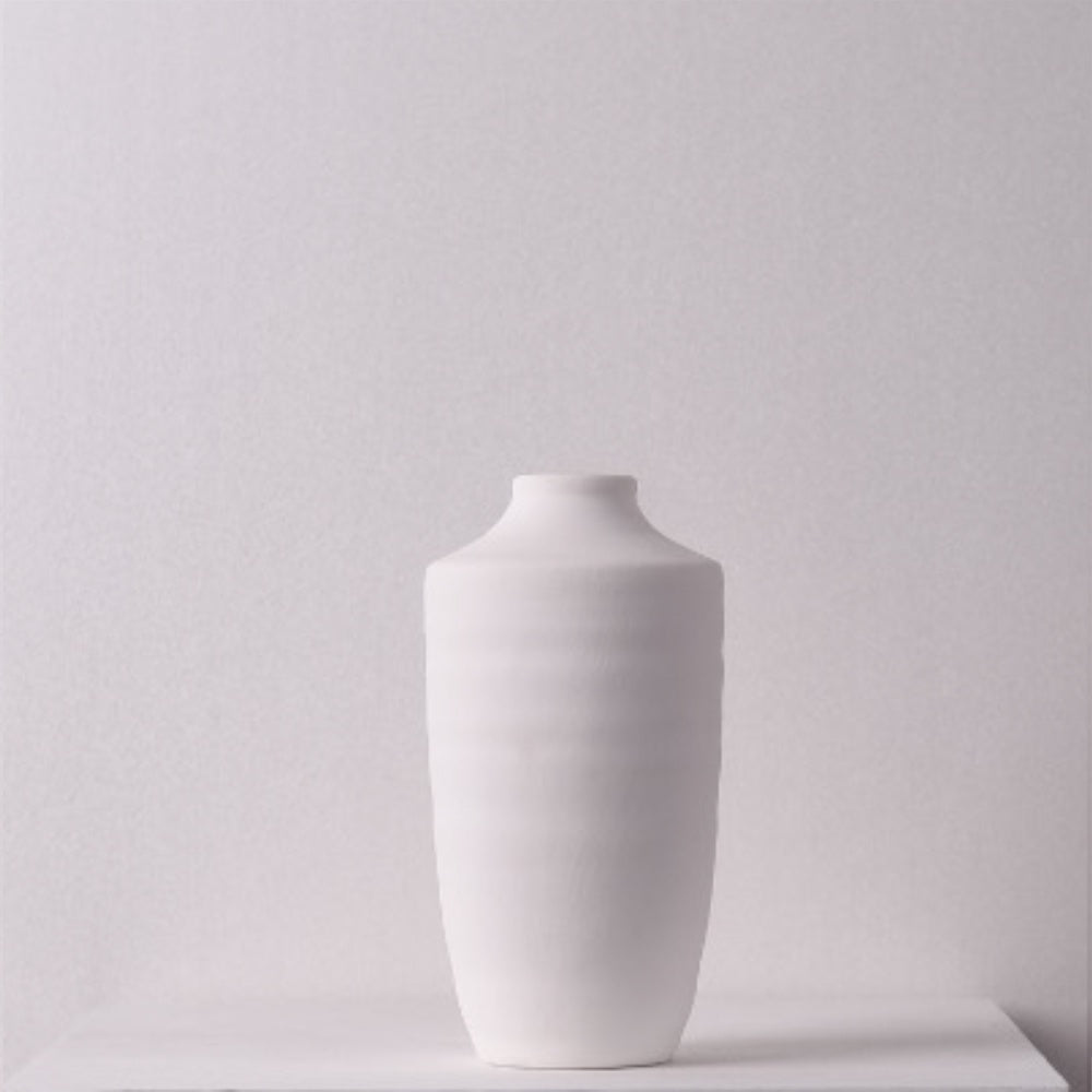 White Ceramic Bud Vase TS383