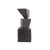Black Resin Trapezoid Sculpture TX11027