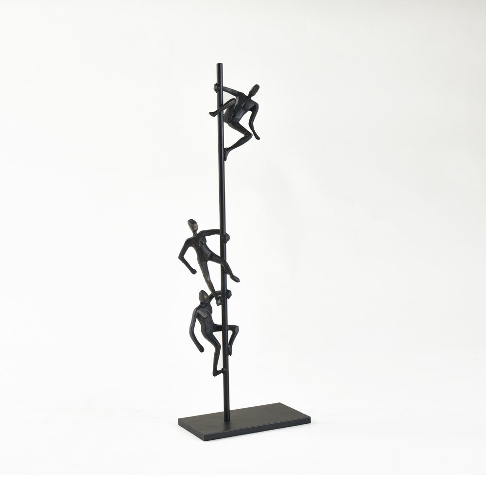 Black Metal Figurative Sculpture TX11135