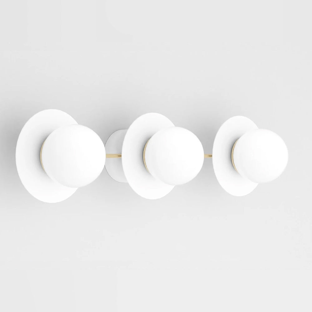 Basil Wall Light - White W1910/3W