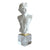 White Resin Greek Bust on Crystal Base W8000-1148 White