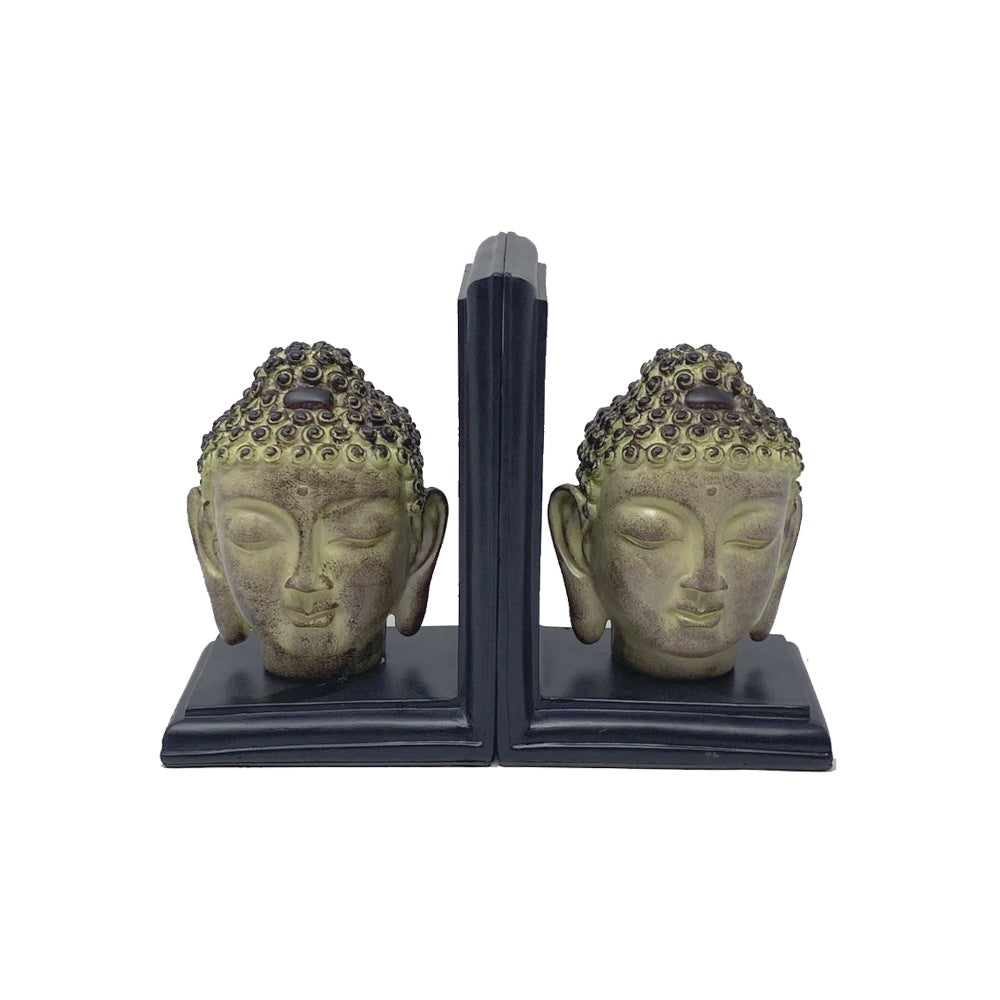 Resin Buddha Bookends - Set of 2 W8000-49