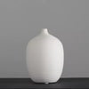 White Ceramic Ribbed Vase X1514-2