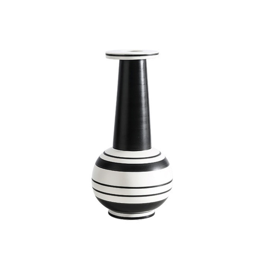 Black & White Ceramic Vase XR-031