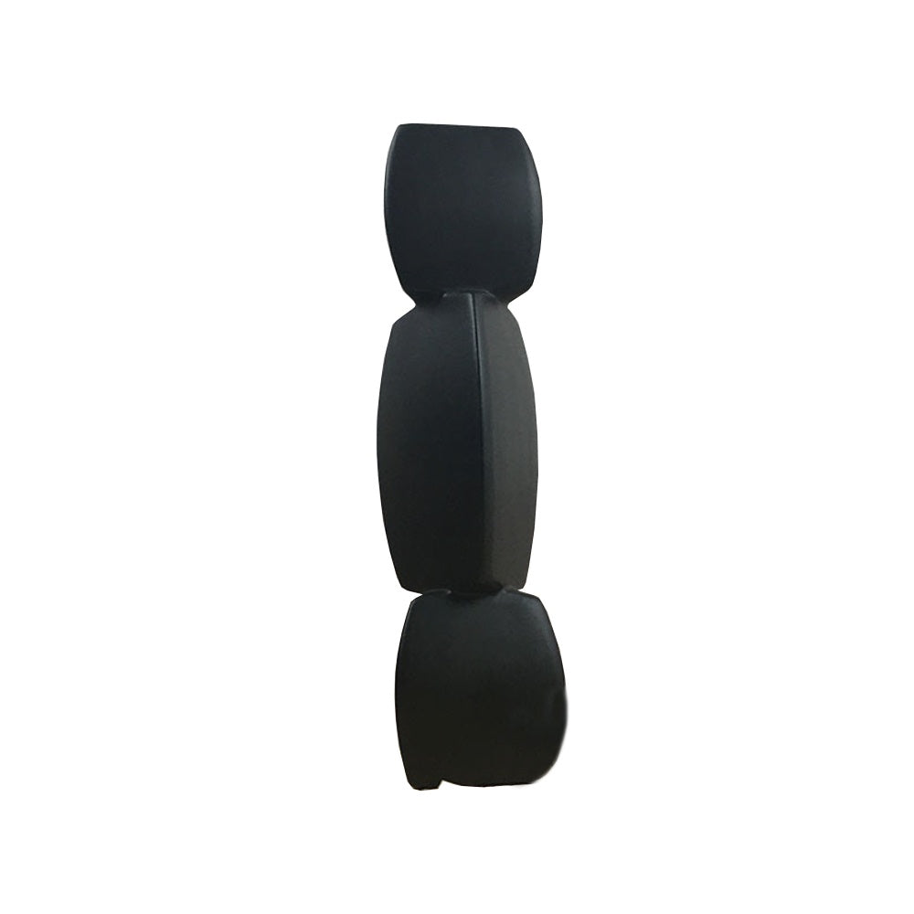 Black Ceramic Totem Vase - Large YD-004