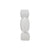 White Ceramic Totem Vase - Medium YD-005