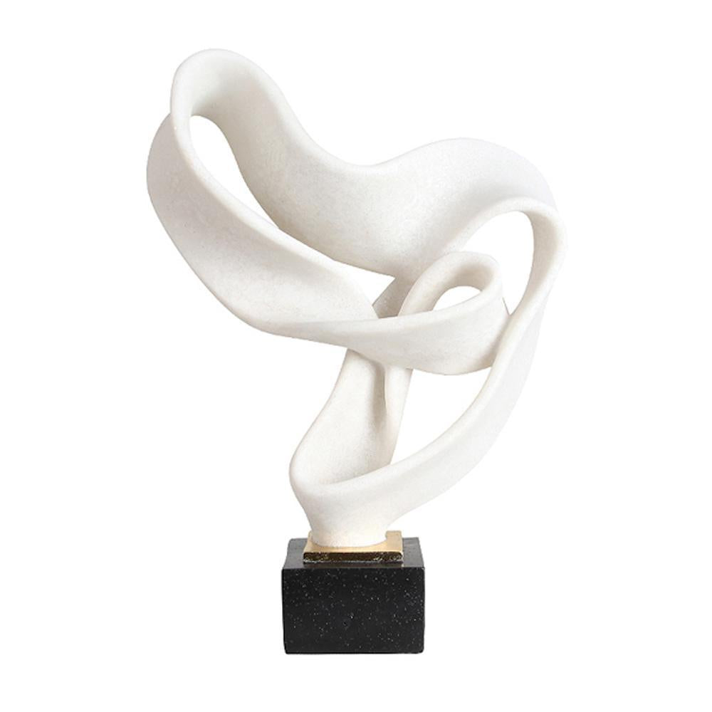 White Ribbon Abstract Sculpture FA-SZ2006B