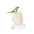 Gold Bird on Stone with Crystal Base - Small FA-SZ1927B