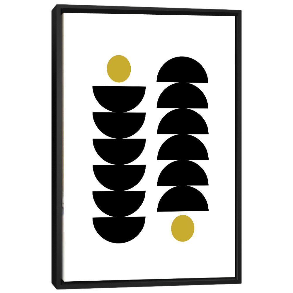 Mid-Century Modern Geometric Art جدار الفن