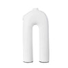 White Resin Arch Bud Vase 9000-50W