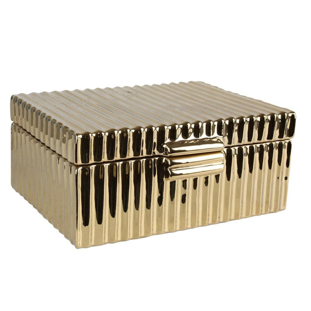 Gold Ceramic Box - Large FL-D436A