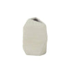 White Ceramic Hand Scribed VaseHPLX0195W3 مزهرية