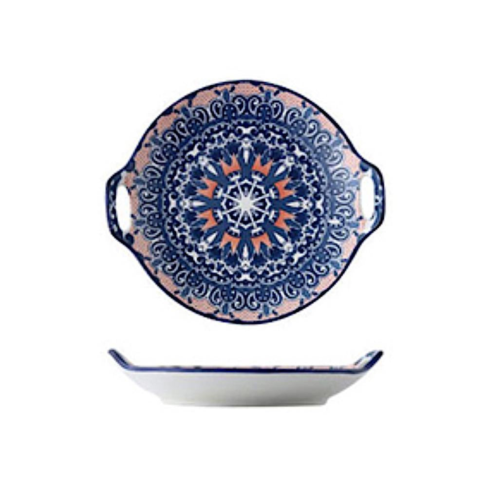 Sorbonne Platter with Handles - Dark Blue HCJ-072-DB