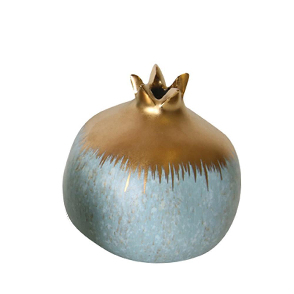 Gold and Turquoise Pomegranate - Medium FA-D1972B