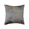 Grey Satin Cushion with Embroidery MND173
