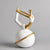 White & Gold Resin Yoga Figurine - E SHBA1212010