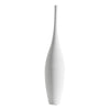 White Ceramic Textured Tall Vase with Long Neck ZD-098