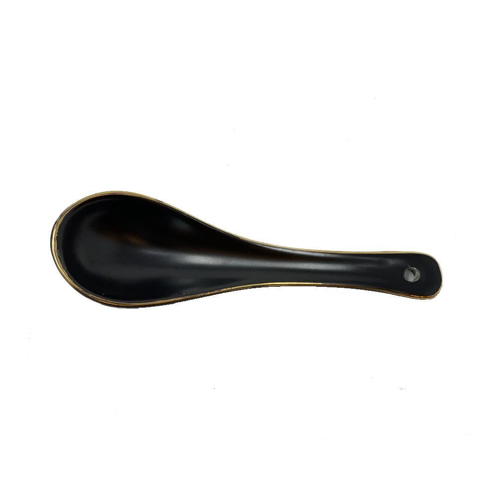 Milan Soup Spoon - Black المطبخ وتناول الطعام