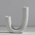 White Textured Ceramic Bud Vase LT604-E