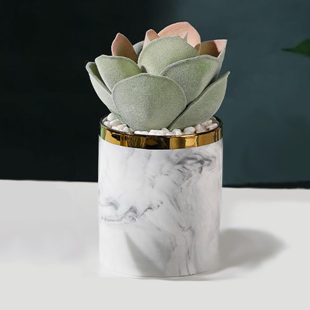 Faux Mini Succulent in Ceramic Planter MPH0017K