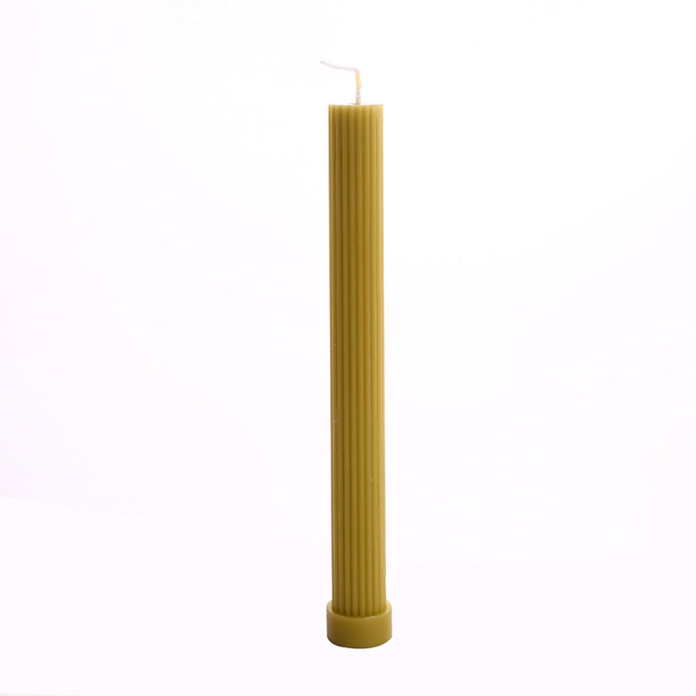Greek Column Candle - Ochre FB-051-Y