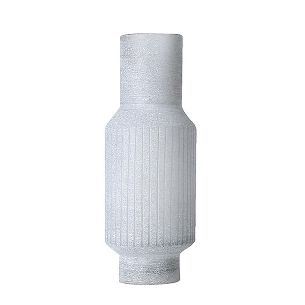 Matte Grey Glass Vase - B FB-ZS2006B