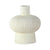 White Ceramic Hand Scribed Vase HPLX0254G1