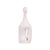 White Porcelain Vase with Cutout Detail - Small 608503