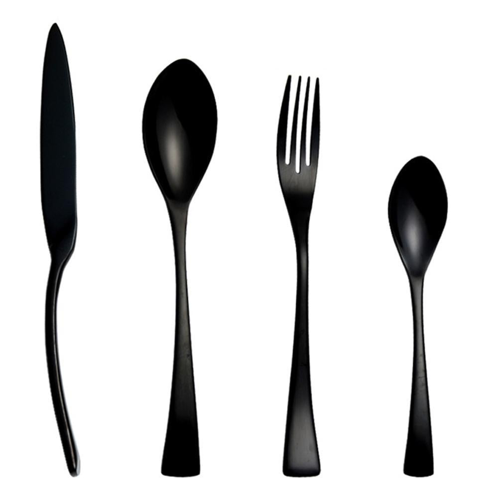 Anthracite 4-Piece Flatware Set BC-1114