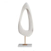 White Abstract Sculpture - Tall FA-SZ2004A