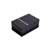 Black Natural Stone & Brass Decorative Box - Large FB-T2014A
