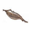 Leaf Shaped Wooden Bowl with Branch Handle - Large CF18534A