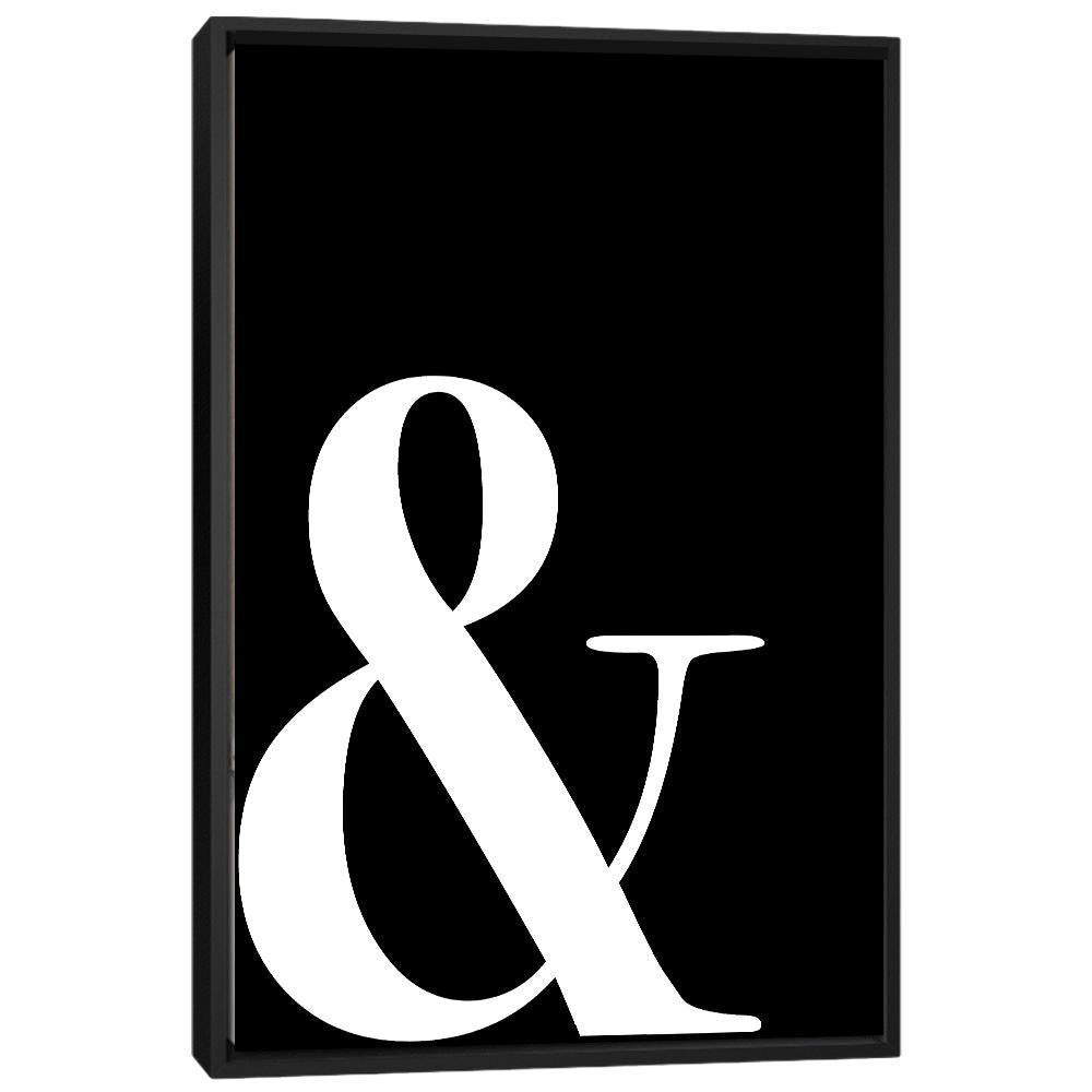 Ampersand Black جدار الفن