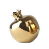 Gold Ceramic Pomegranate Décor - Medium FL-D405